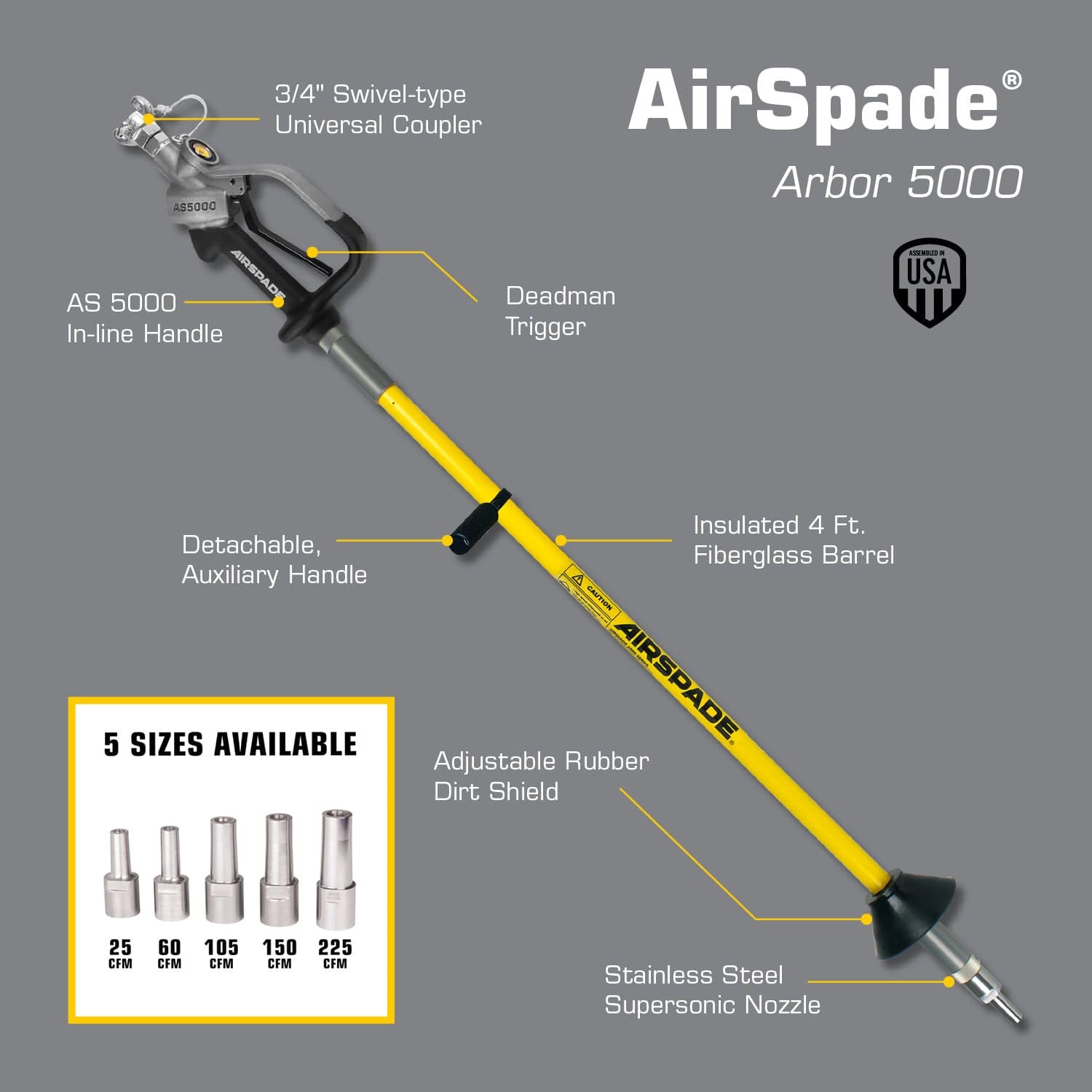 AirSpade 5000 Arbor Spec