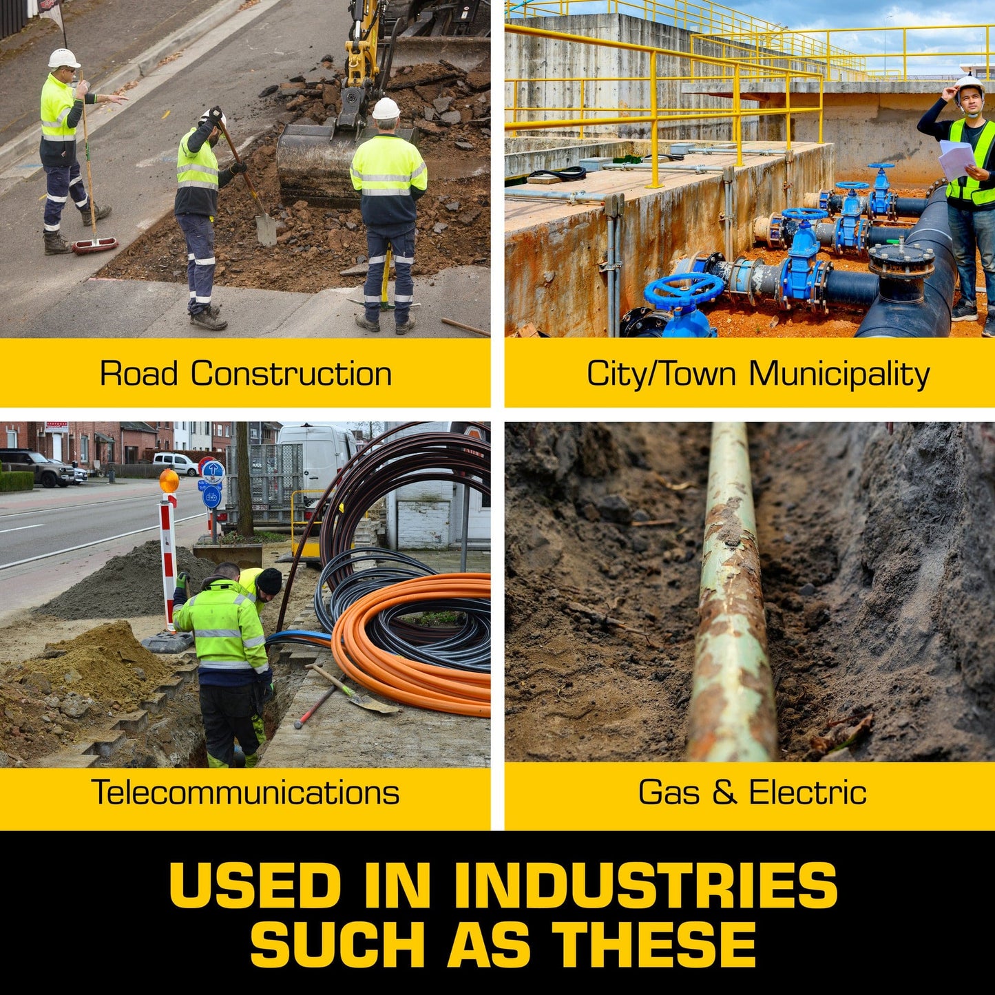 AirSpade Construction Industries - Road Construction, City/Town Municipality, Telecommunications, Gas & Electric