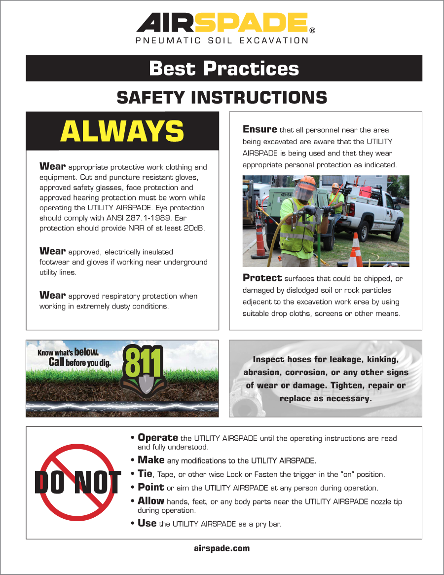 AirSpade 4000 Utility Best Practices Literature Thumbnail