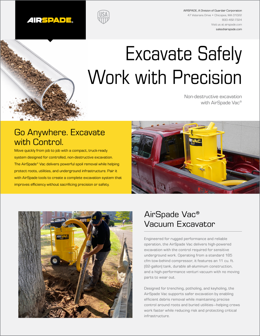 AirSpade Vac Flyer Literature Thumbnail