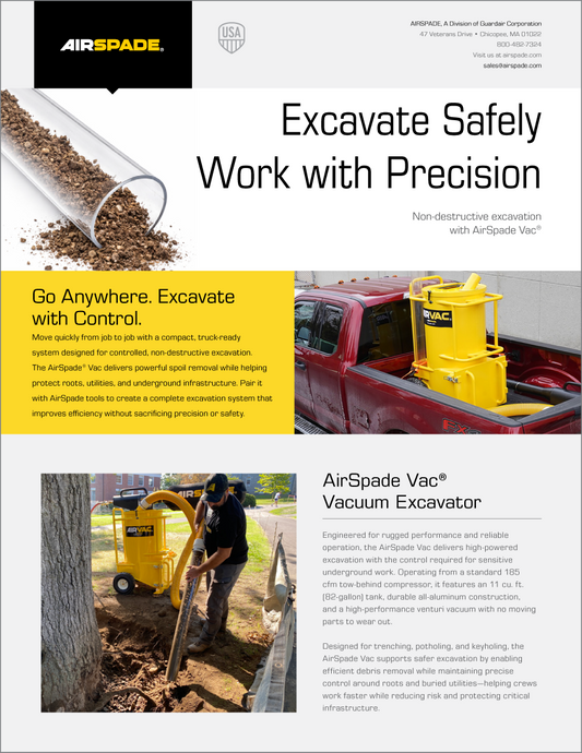 AirSpade Vac Flyer Literature Thumbnail