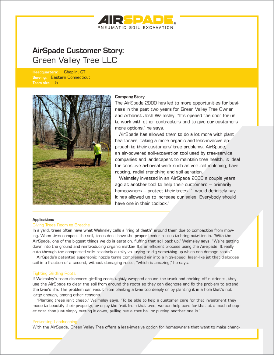 Customer Spotlight: Green Valley Tree Literature Thumbnail
