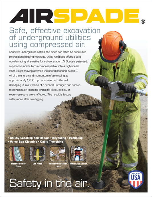 AirSpade 4000 Utility Flyer Literature Thumbnail