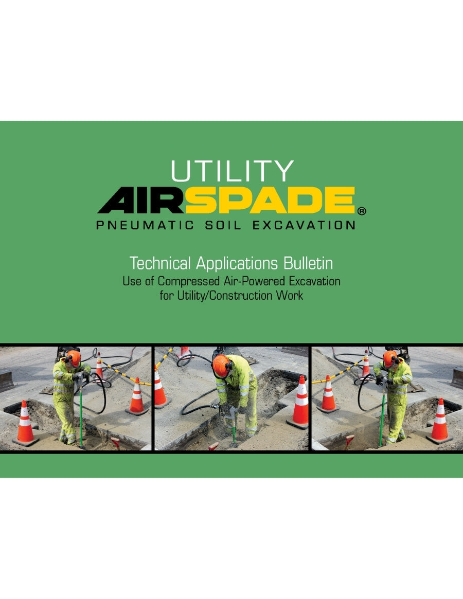 AirSpade Utility/Construction Technical Applications Bulletin Literature Thumbnail
