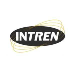 Logo of INTREN on a white background