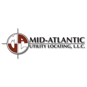 Logo of Mid-Atlantic Utility Locating, L.L.C. on a white background