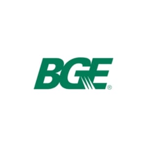 BGE logo in green on a white background