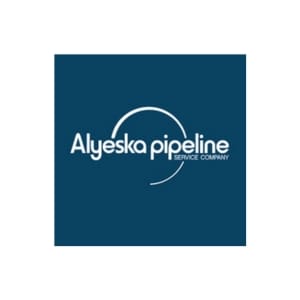 Alyeska Pipeline Service Company logo on a blue background