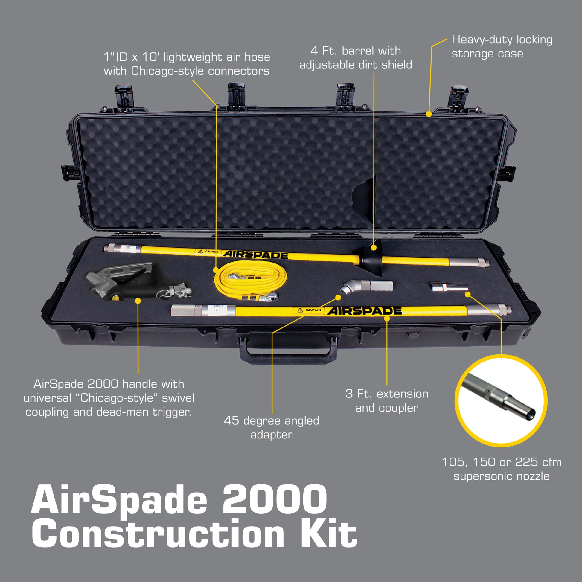 AirSpade 2000 Construction Kit Spec