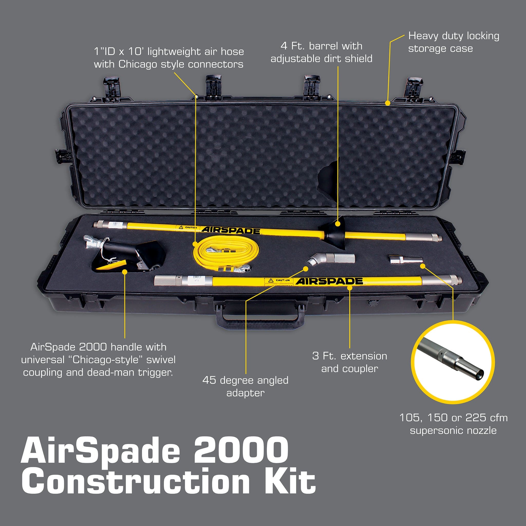 AirSpade 2000 Construction Kit Spec