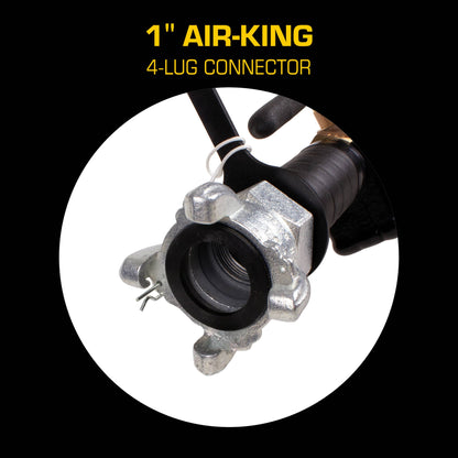 AirSpade 3000 1" Air-King 4-Lug Connector
