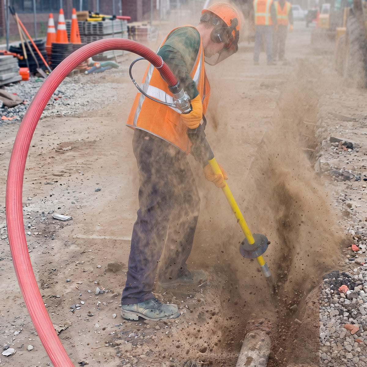 AirSpade 3000 Tool in Use