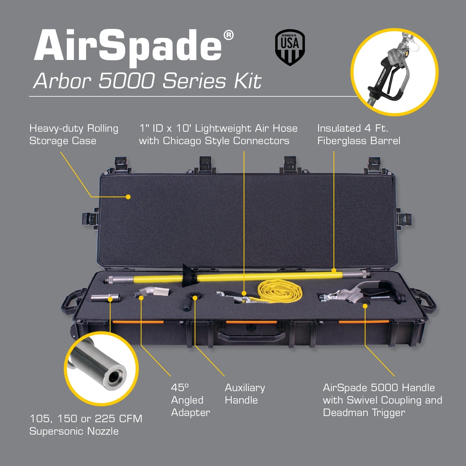AirSpade 5000 Arbor Kit Spec