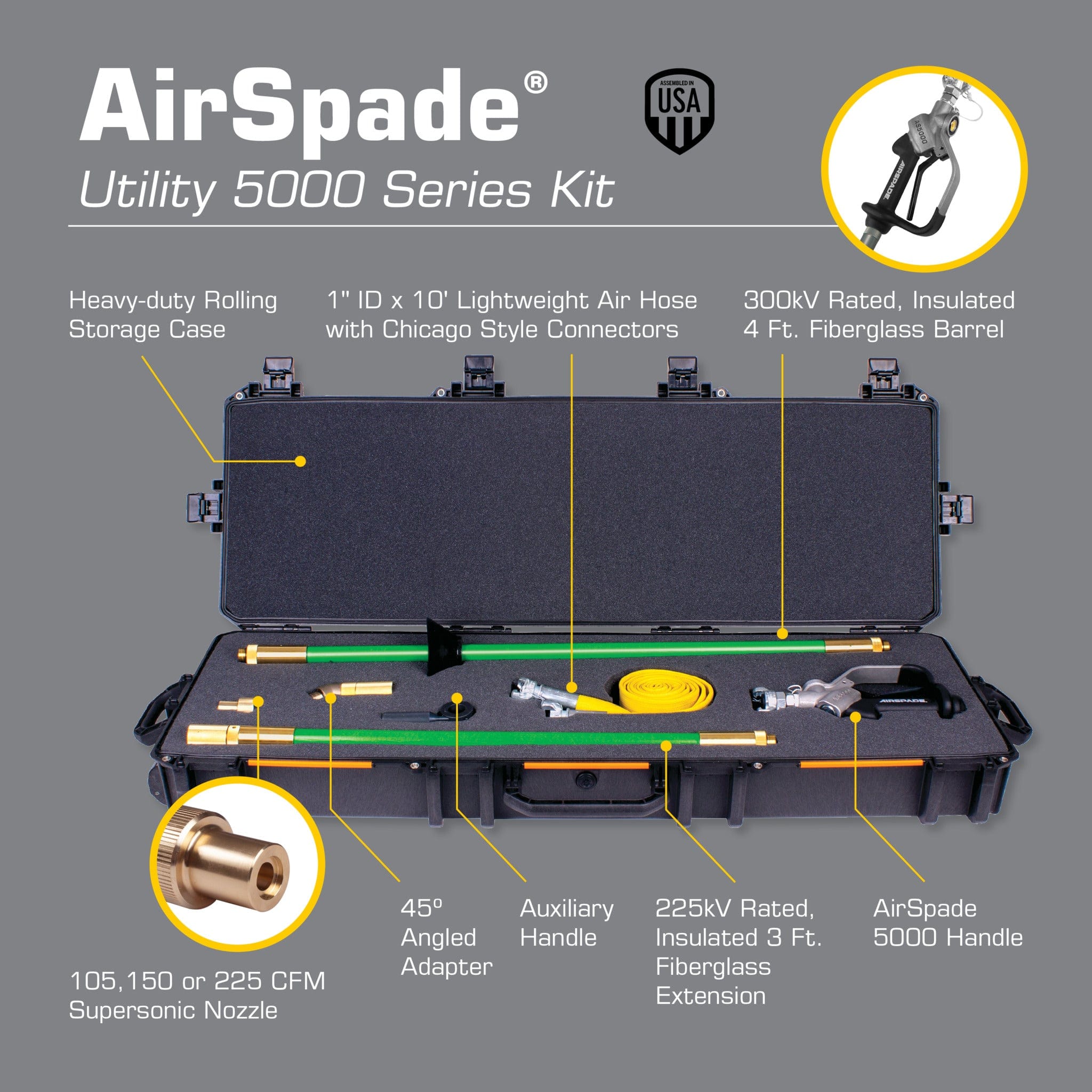 AirSpade 5000 Utility Kit Spec