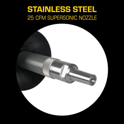 AirSpade Arbor Stainless Steel Supersonic Nozzle 25 cfm