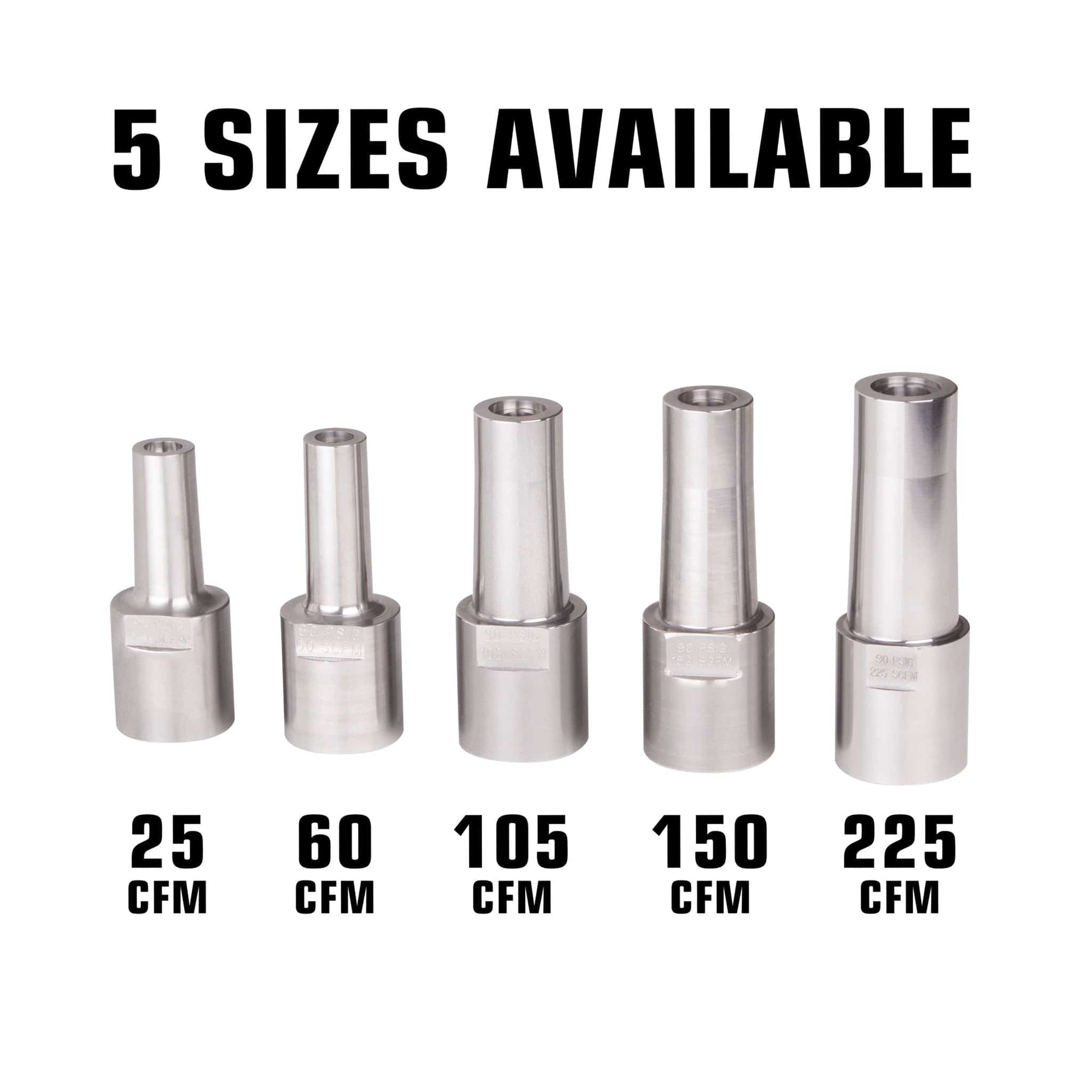 AirSpade 2000/5000 Arbor Supersonic Nozzle - 60 cfm (HT125)