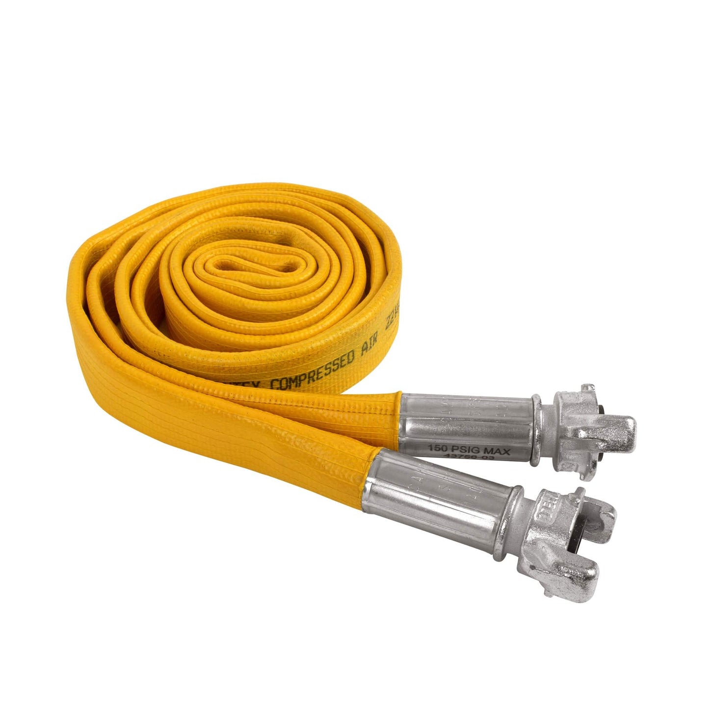 Lightweight Air Hose Assembly with Couplings - 1" ID x 10' (HT57)