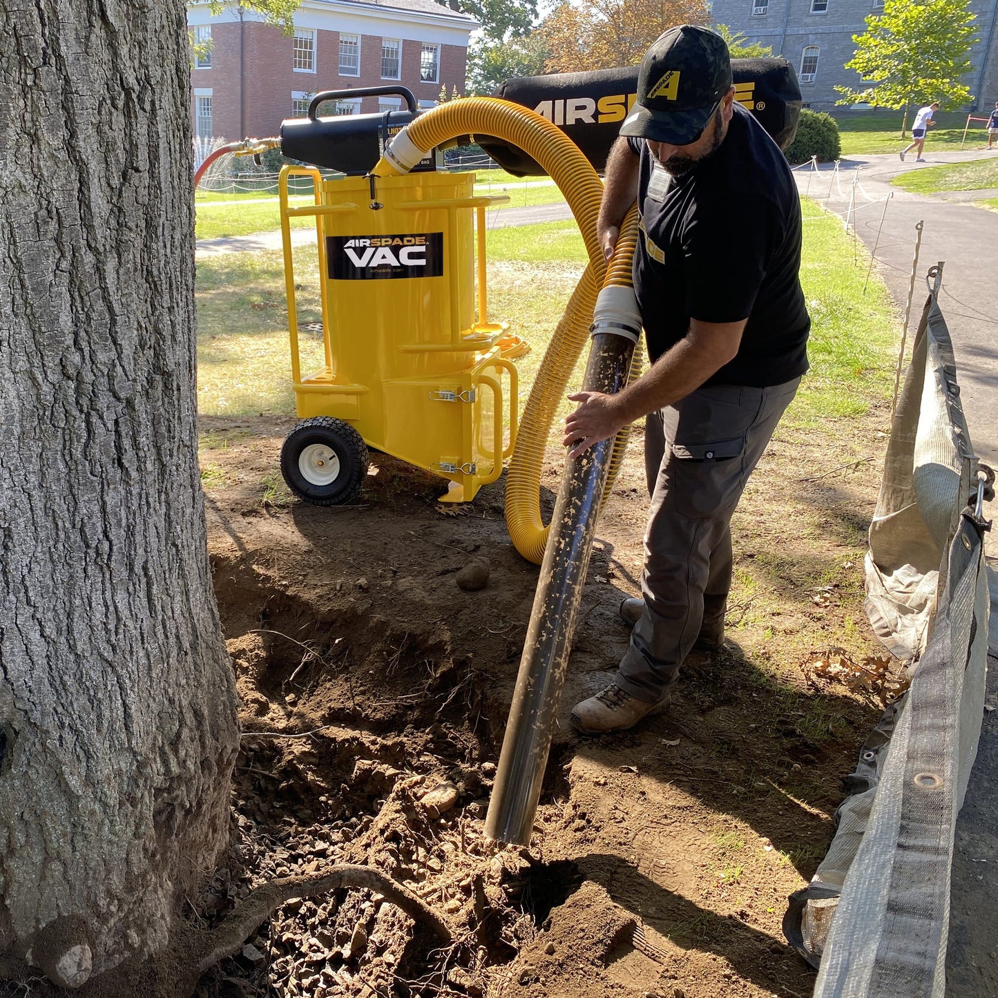 AirSpade Vac Vacuum Excavator in Use - Arbor