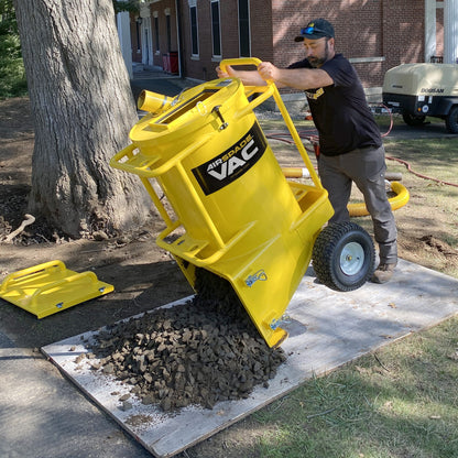 AirSpade Vac Vacuum Excavator in Use - Dump Door