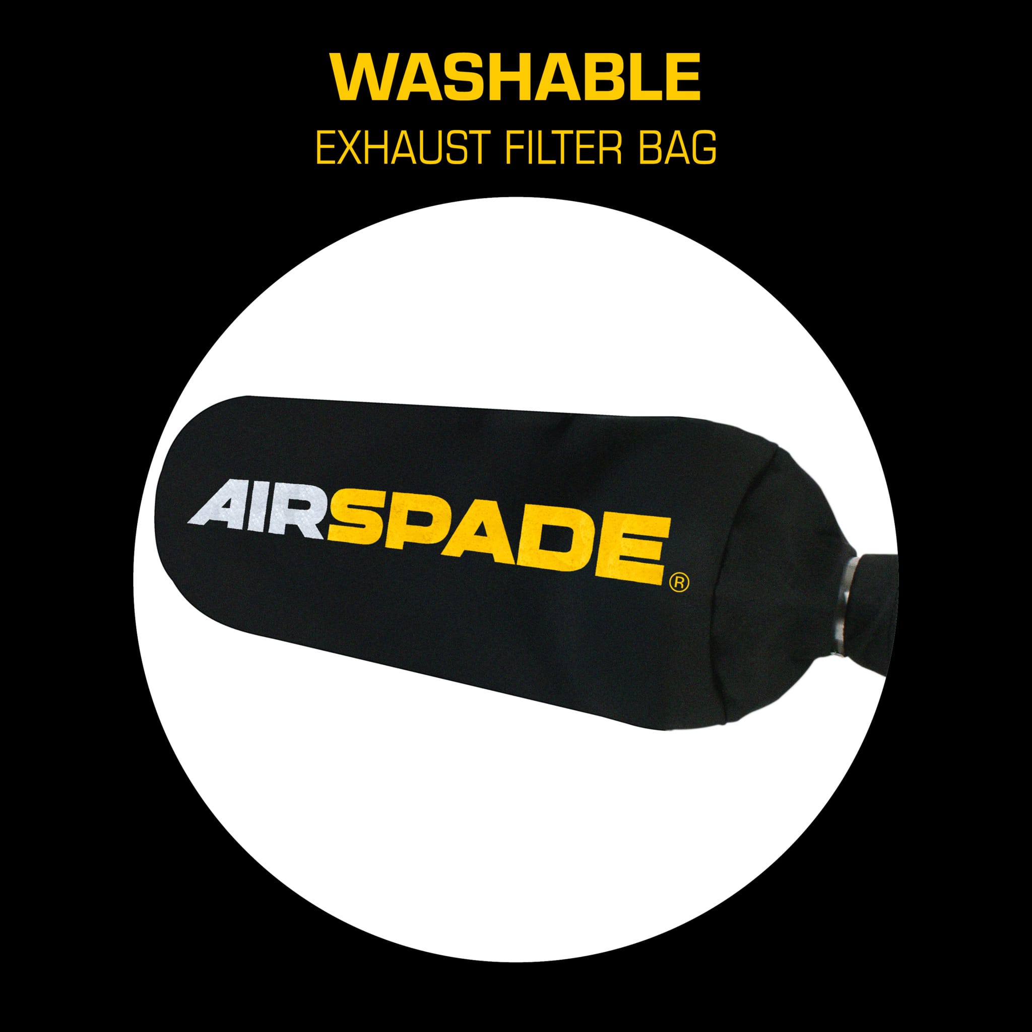 AirSpade Vac Vacuum Excavator - Washable Exhaust Filter Bag