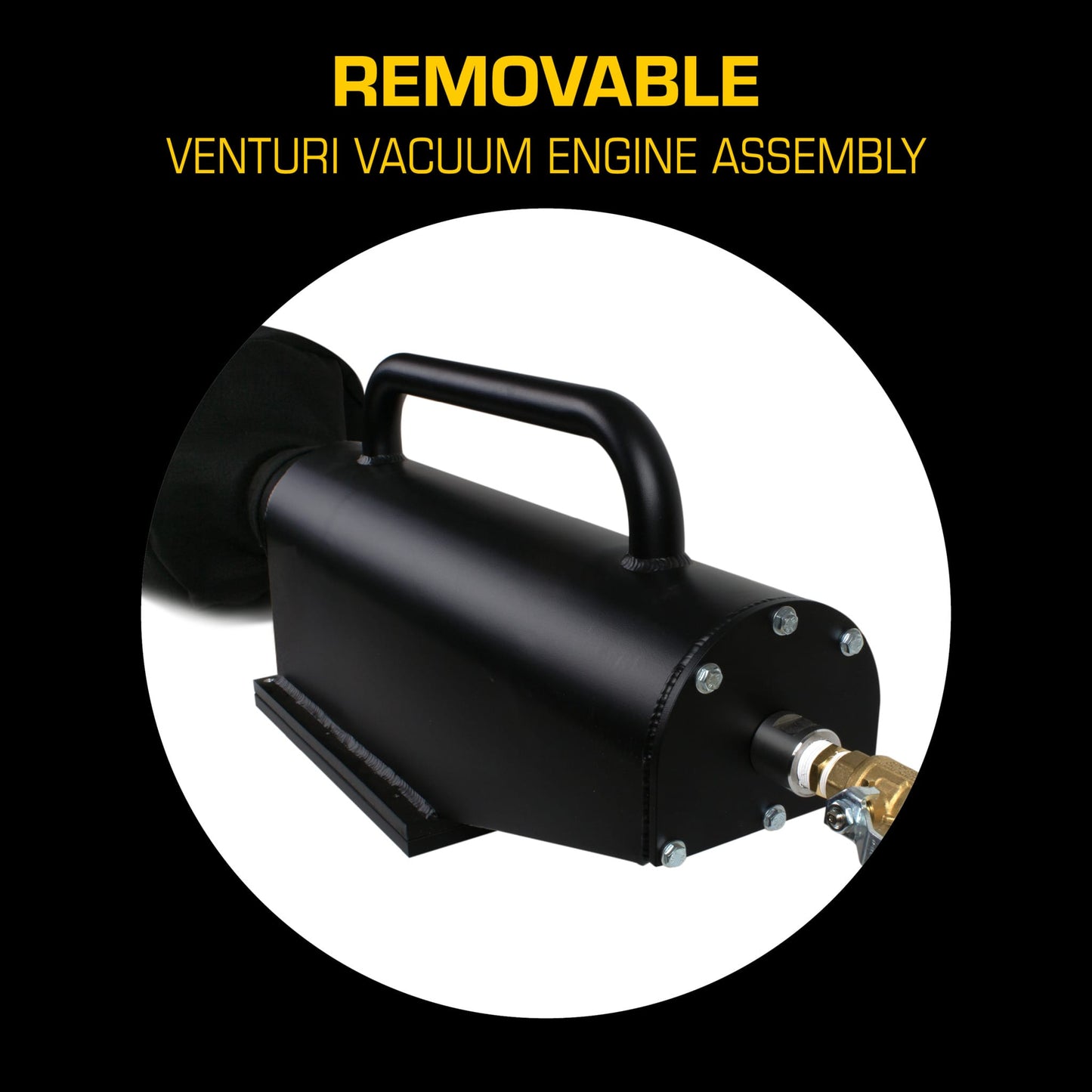 AirSpade Vac Vacuum Excavator - Removable Venturi Vacuum Engine Assembly