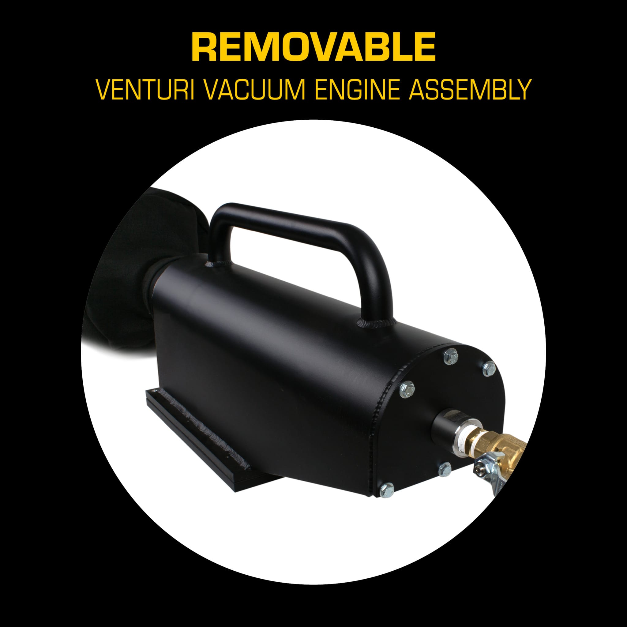 AirSpade Vac Vacuum Excavator - Removable Venturi Vacuum Engine Assembly