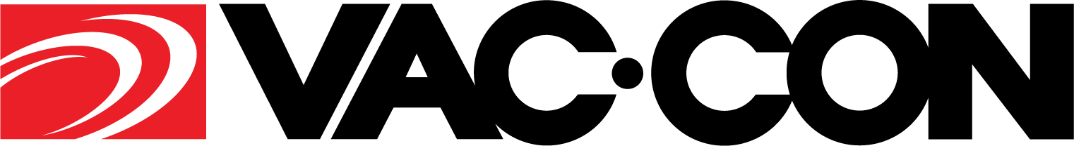Vac-Con logo with red and black design