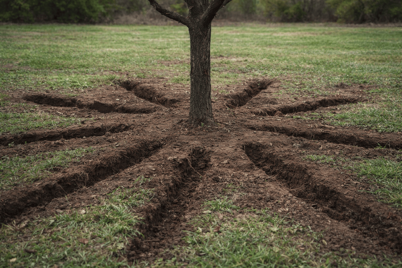 Radial Trenching